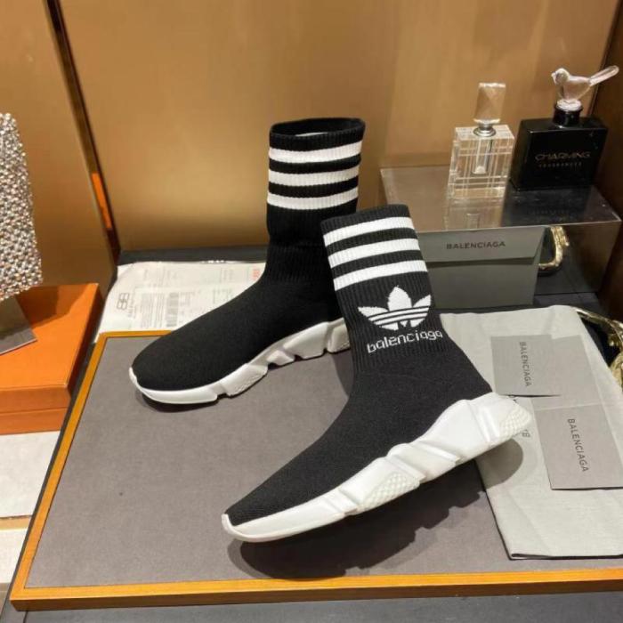 Balenciaga x adidas Speed Trainer Black White