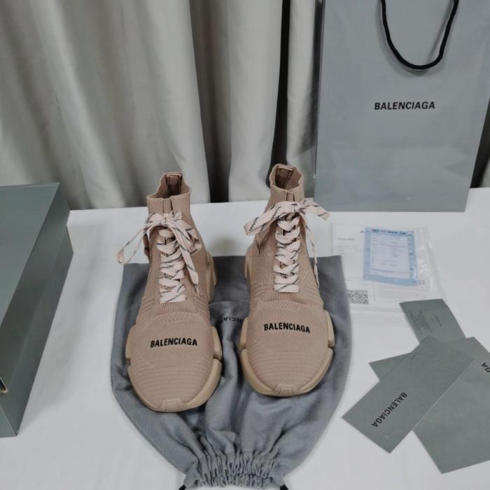 Balenciaga Speed 2.0 Lace Up Beige