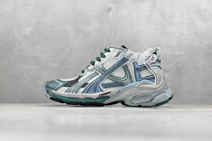 Balenciaga Runner White Green Blue