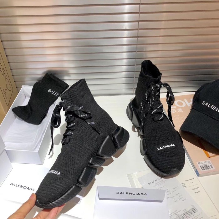 Balenciaga Speed 2.0 Lace Up Black (W)