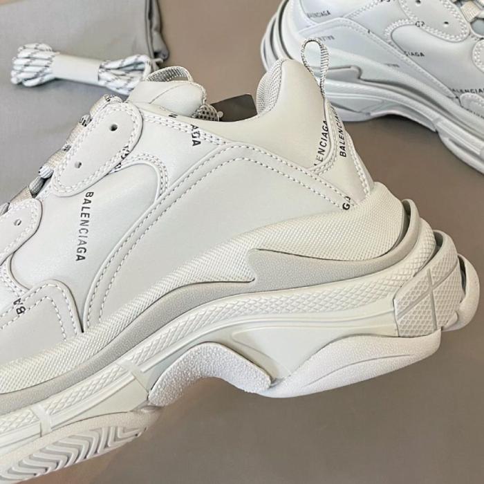 Balenciaga Triple S Allover Logo White