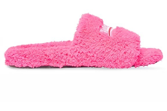 Balenciaga Furry Slide Pink 654261WBDZ05096