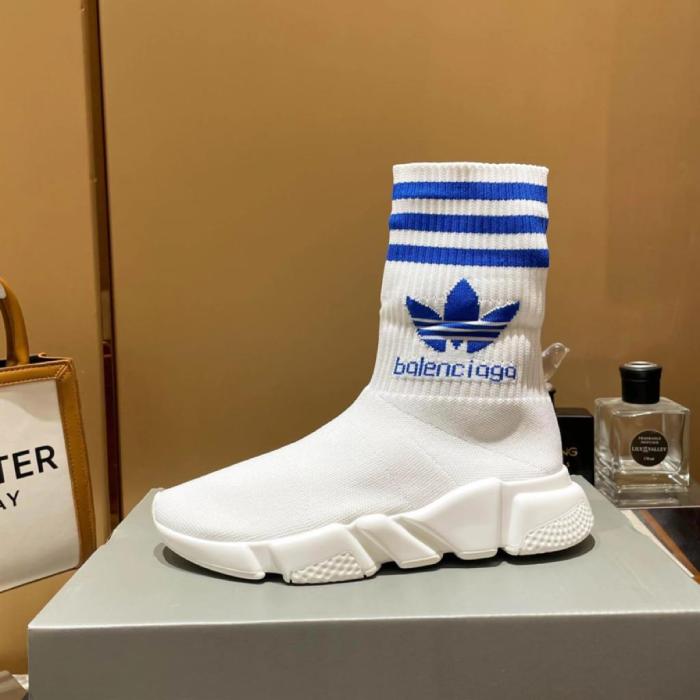 Balenciaga x adidas Speed Trainer White Blue