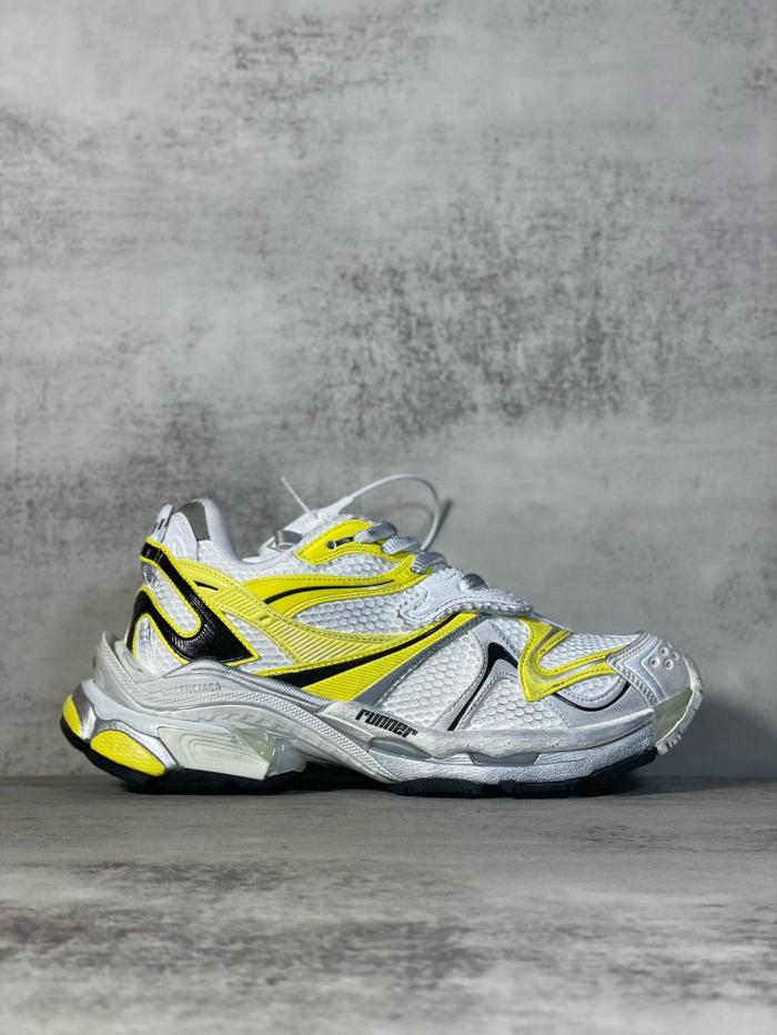 Balenciaga Runner Sneaker 'Worn Out White Yellow'