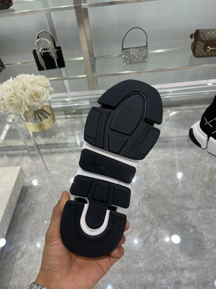 Balenciaga Speed 2.0 Black White Logo