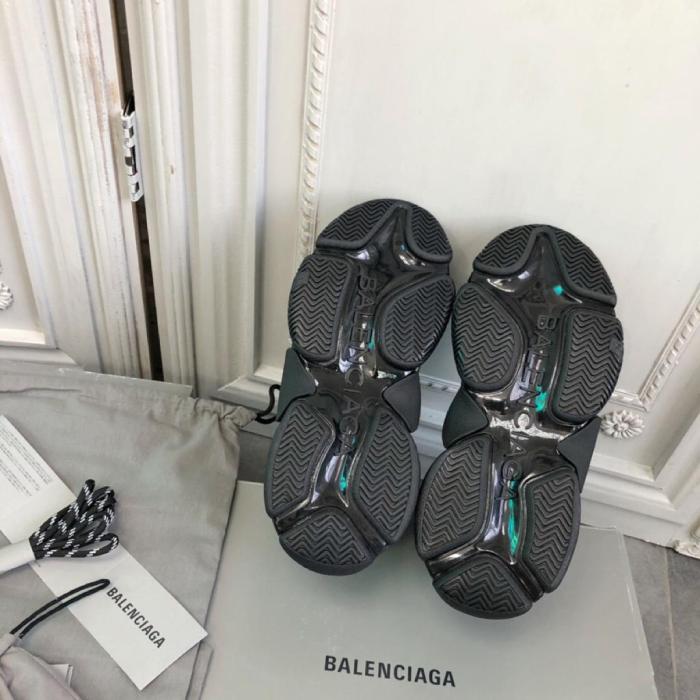 Balenciaga Triple S Allover Logo Black