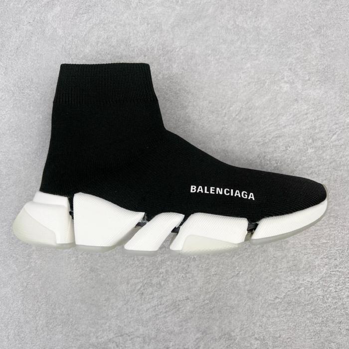 Balenciaga Speed 2.0 Black Transparent Sole