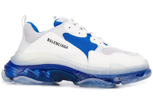 Balenciaga Triple S White Blue