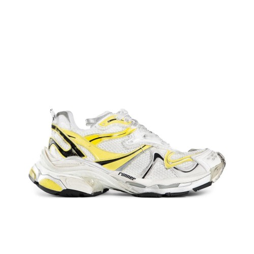 Balenciaga Runner Sneaker 'Worn Out White Yellow'