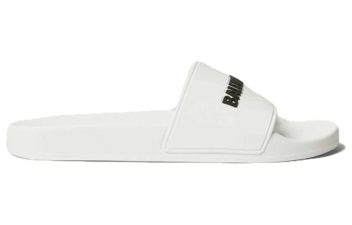 Balenciaga Pool Slide Eggshell
