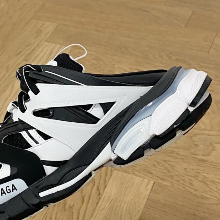Balenciaga Track Mule Black White