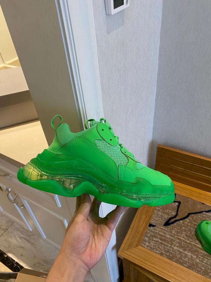 Balenciaga Triple S Neon Green Clear Sole