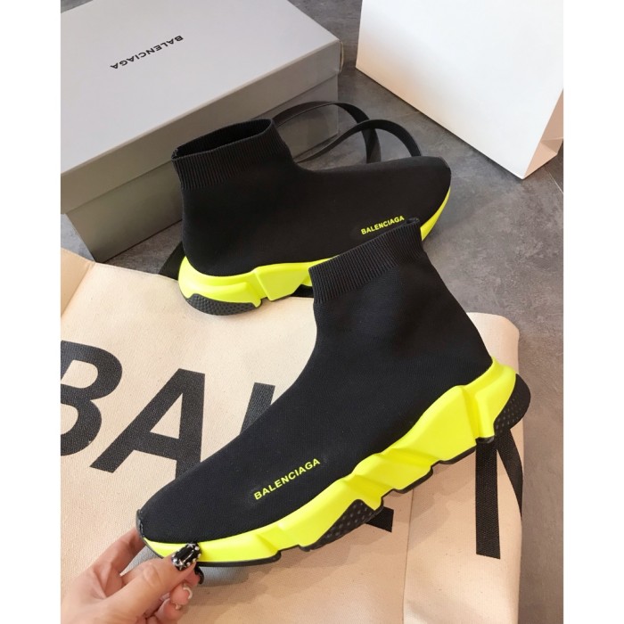 Balenciaga Speed Trainer Black Yellow