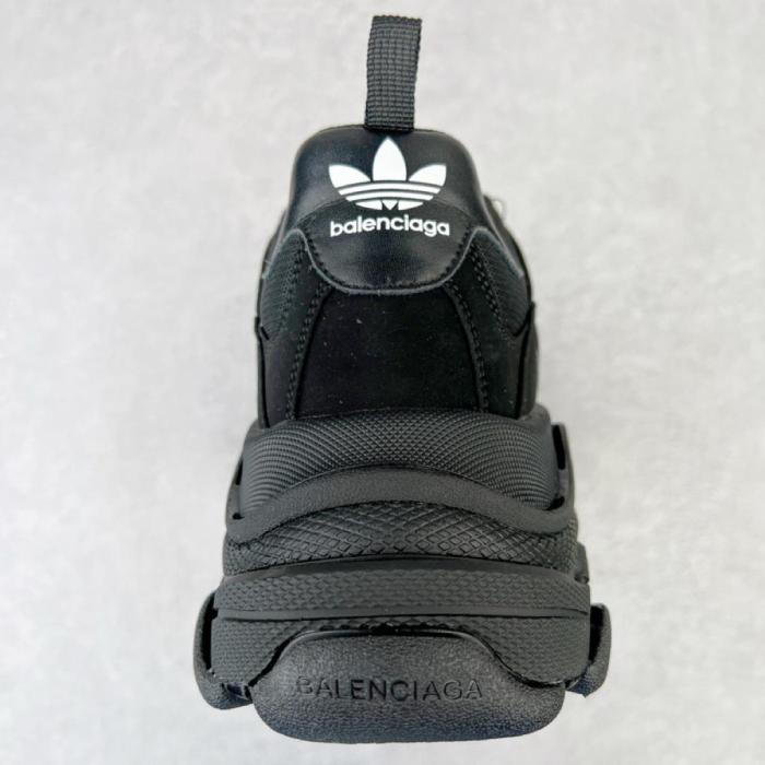Balenciaga x adidas Triple S Black White