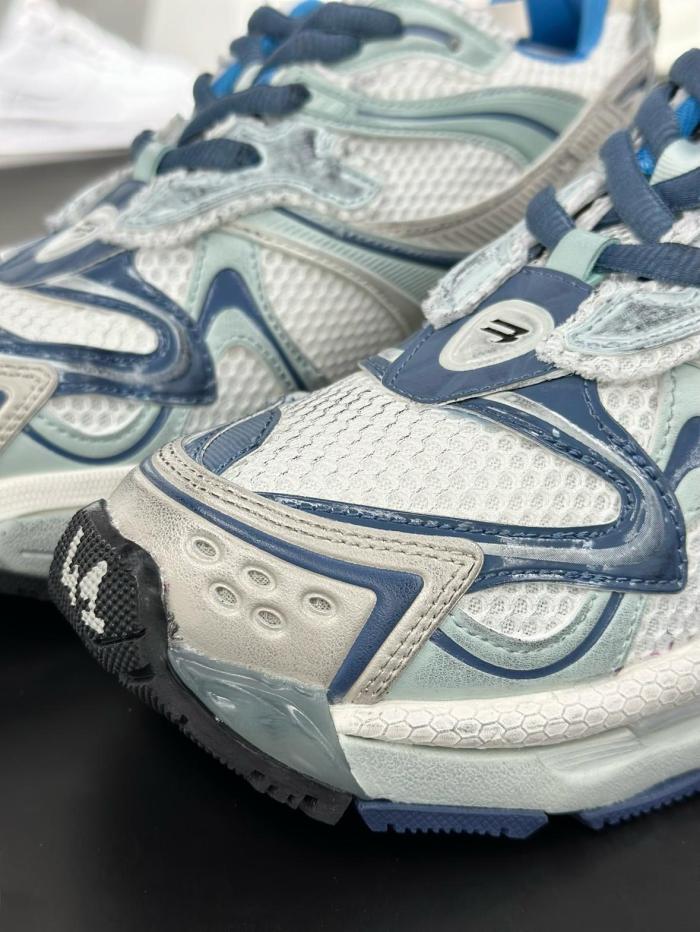 Balenciaga Runner 2 Lace Up Sneakers Light Blue