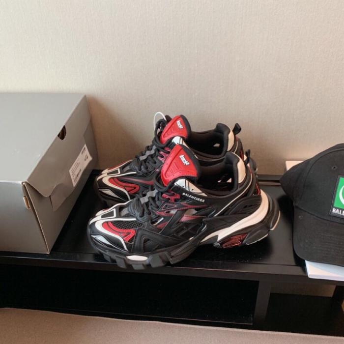 Balenciaga Track 2 Black Burgundy