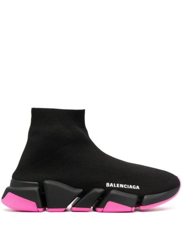 Balenciaga Speed 2.0 sneakers pink black