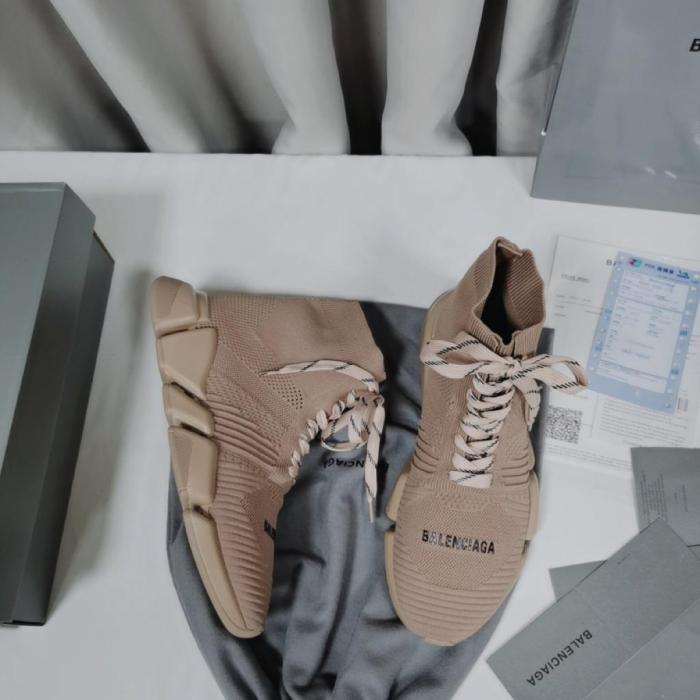 Balenciaga Speed 2.0 Lace Up Beige