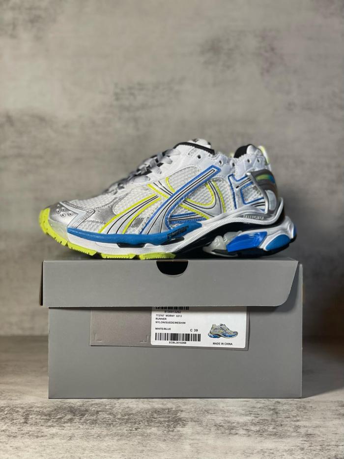 Balenciaga Runner White Yellow Blue
