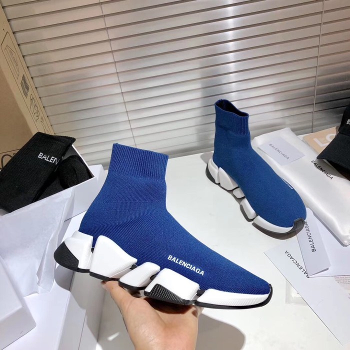 Balenciaga Speed 2.0 Dark Blue White Black