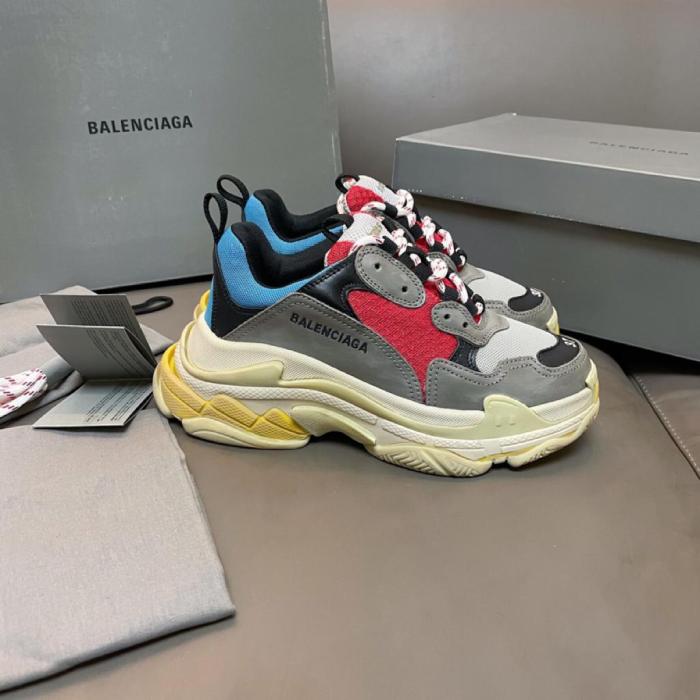 Balenciaga Triple S Grey Red Blue (2018 Reissue)