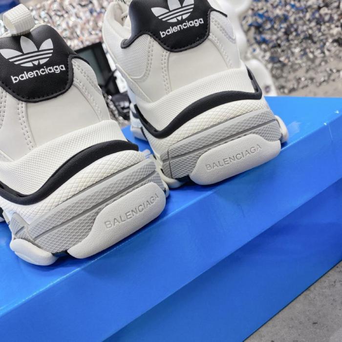 Balenciaga x adidas Triple S White Black