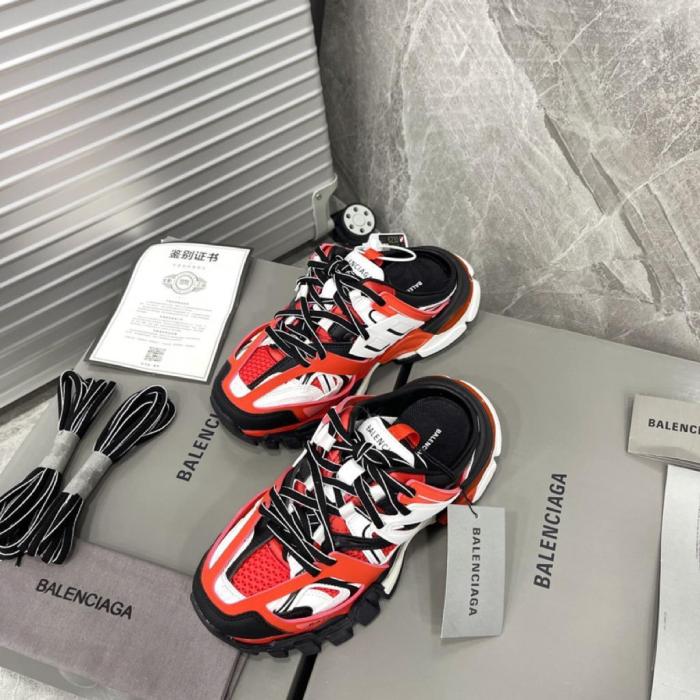 Balenciaga Track Mule Red White