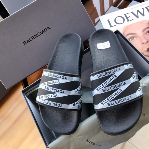 Balenciaga Slide Slippers Men's Black