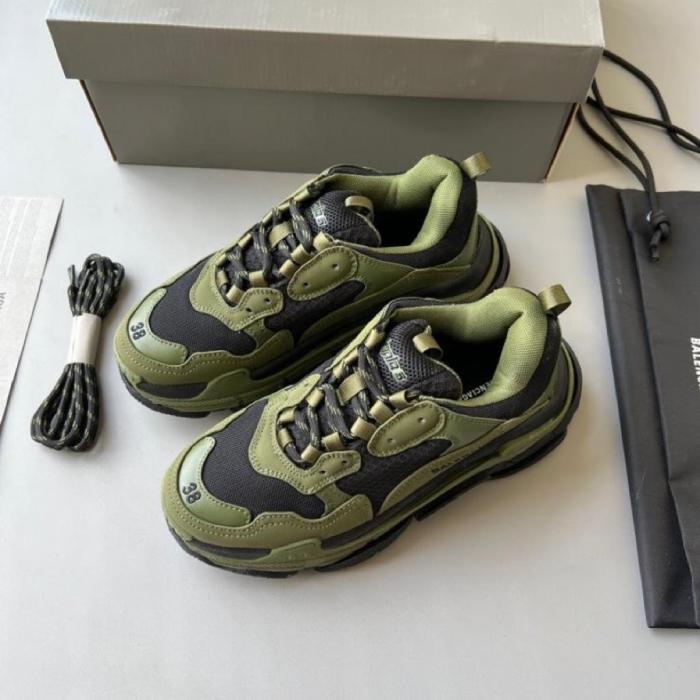 Balenciaga Triple S Dark Green Black