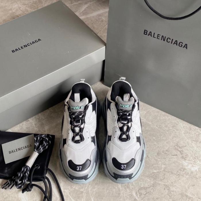 Balenciaga Triple S Grey Metallic