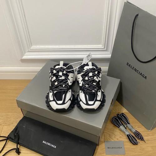 Balenciaga Track Mule Black White