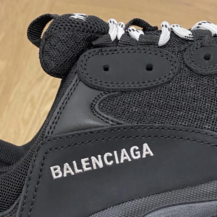 Balenciaga Triple S Clear Sole Double Black (W)