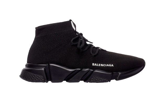 Balenciaga Speed Trainer Lace Up Black