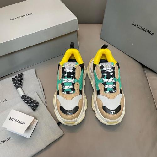Balenciaga Triple S Beige Green Yellow (2018 Reissue)