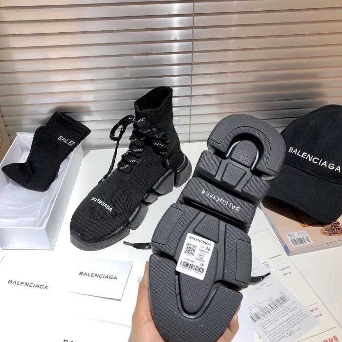 Balenciaga Speed 2.0 Lace Up Black (W)