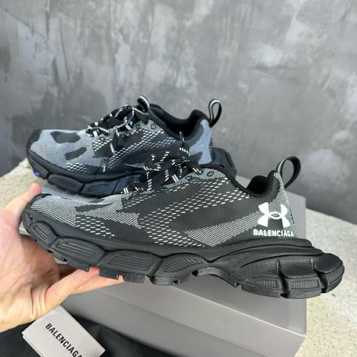 Under Armour X Balenciaga 3XL Low-Top Casual Shoes Men's Black