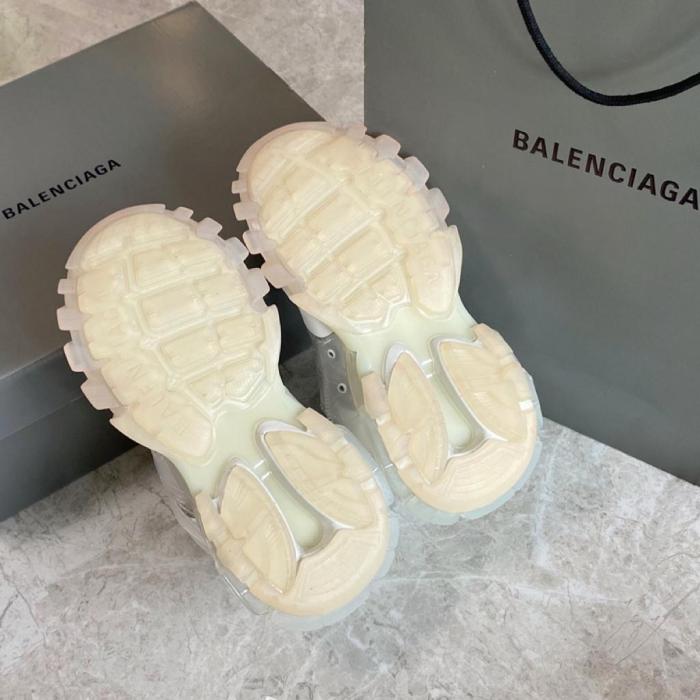Balenciaga Track Clear Sole White