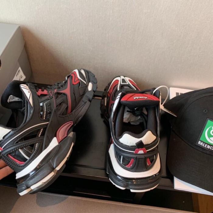 Balenciaga Track 2 Black Burgundy