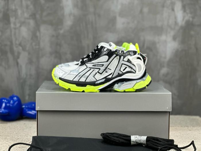 Balenciaga Runner White Neon Yellow