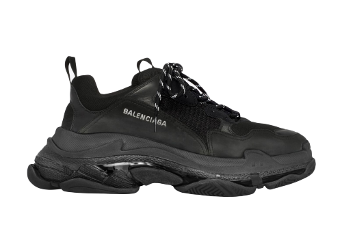 Balenciaga Triple S Clear Sole Black