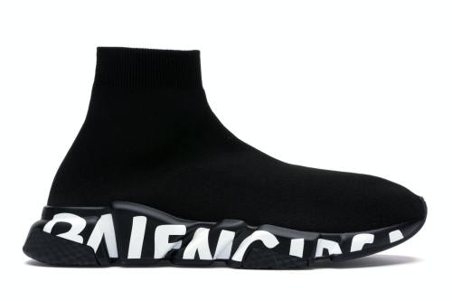 Balenciaga Speed Graffiti Trainers Black