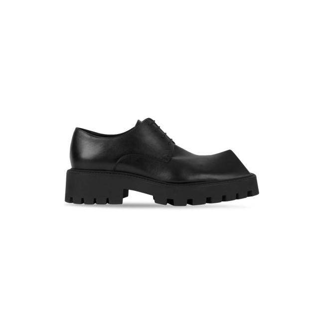 Balenciaga MEN'S RHINO DERBY IN BLACK 656977WBB501000