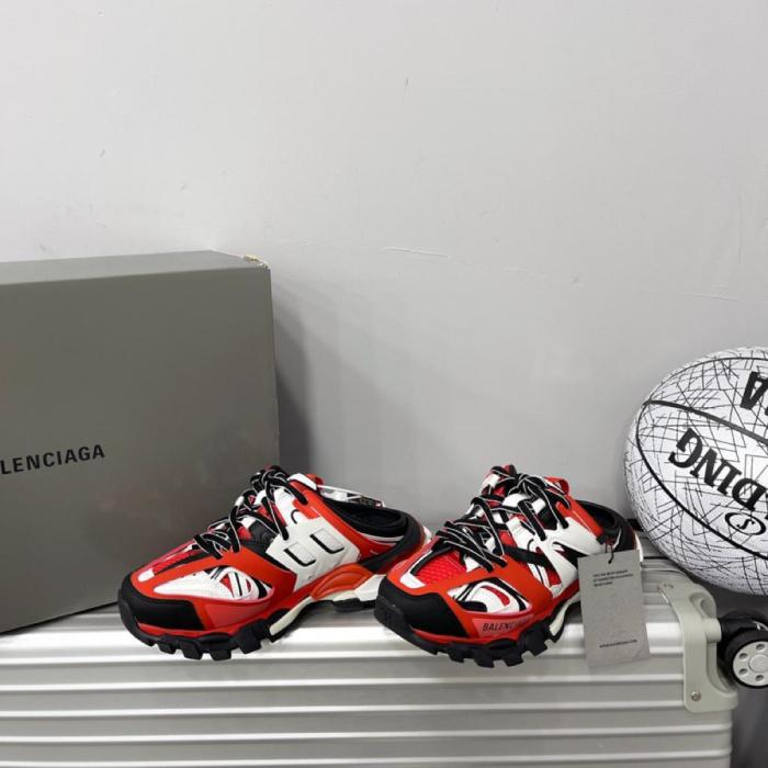Balenciaga Track Mule Red White