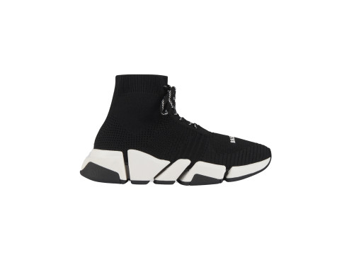 Balenciaga Speed 2.0 Lace Up Black White (W)
