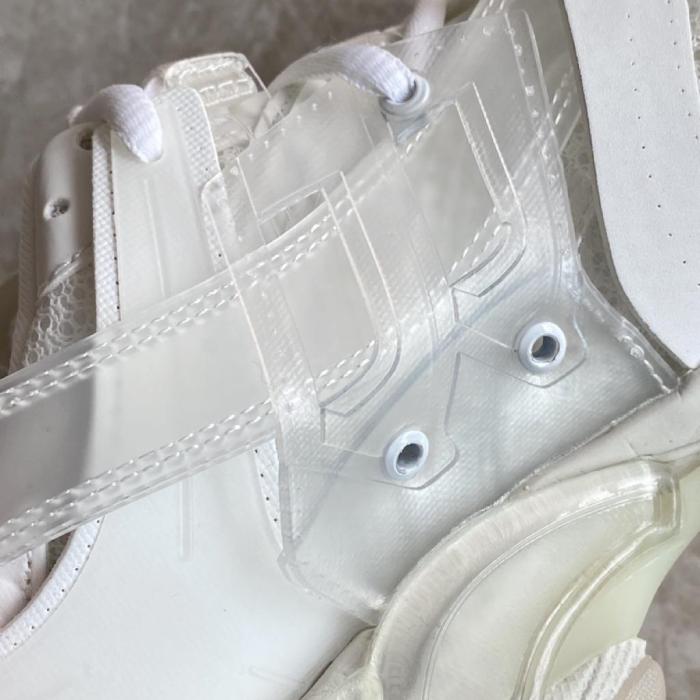 Balenciaga Track Clear Sole White