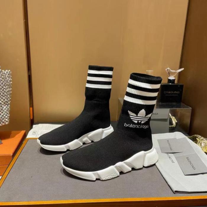 Balenciaga x adidas Speed Trainer Black White
