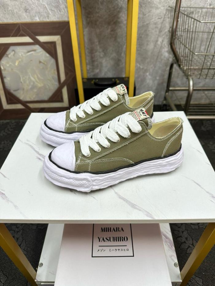 Maison Mihara Yasuhiro Peterson 23 OG Sole Canvas Low Green