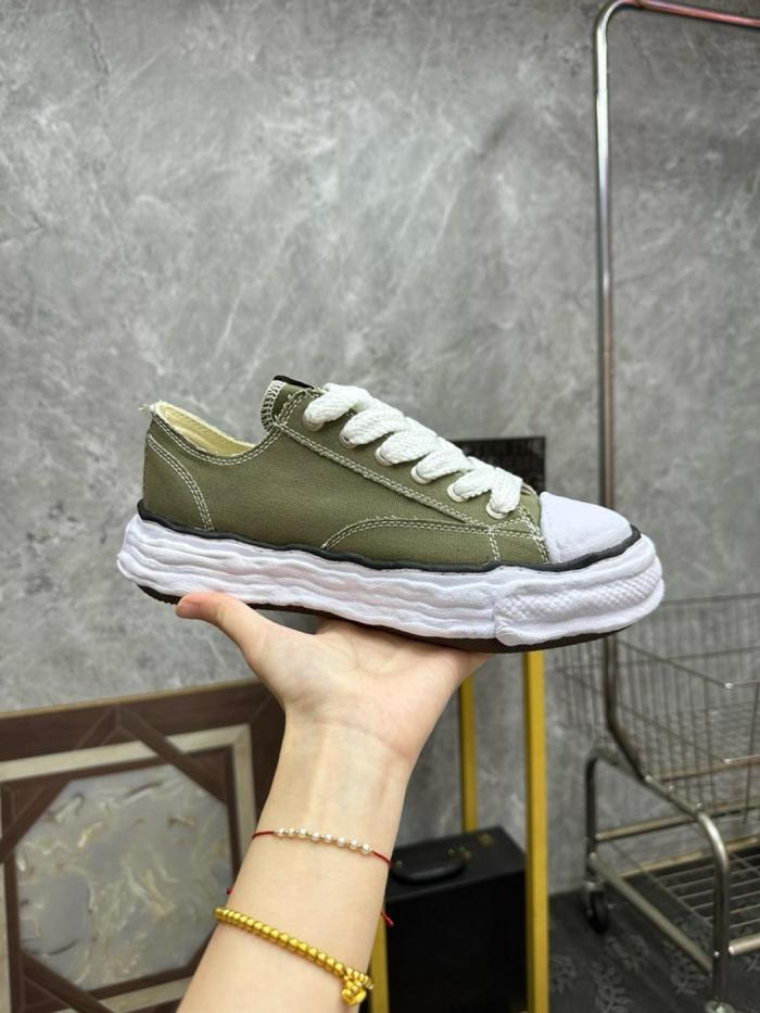 Maison Mihara Yasuhiro Peterson 23 OG Sole Canvas Low Green