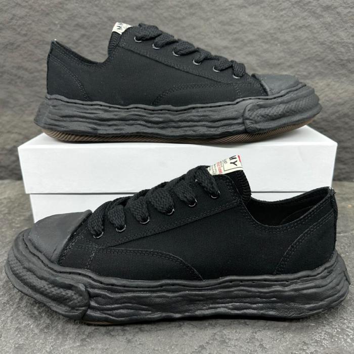 Maison Mihara Yasuhiro Peterson 23 OG Sole Canvas Low Black Black