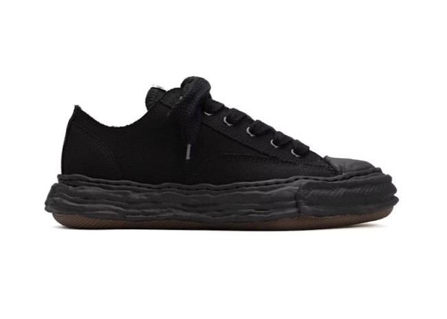 Maison Mihara Yasuhiro Peterson 23 OG Sole Canvas Low Black Black